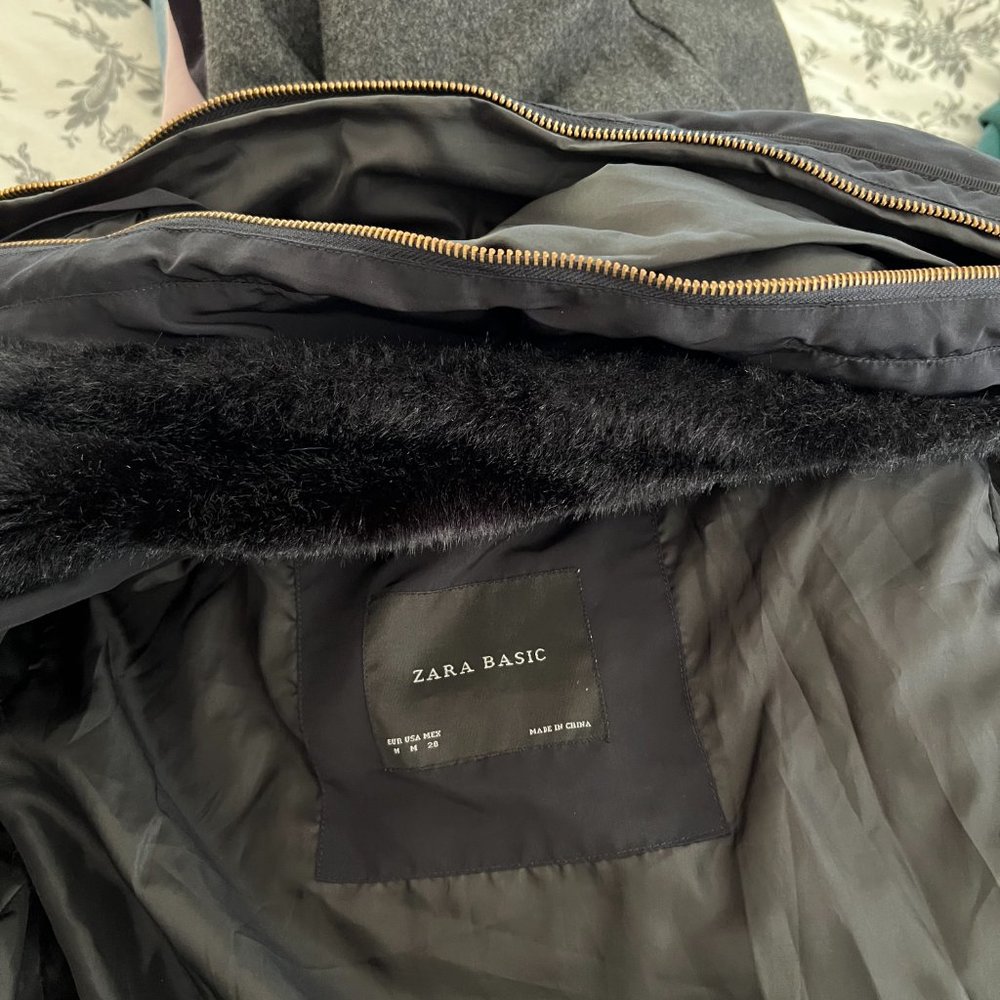 Zara Women's Basic Down Puffer Jacket - image 3